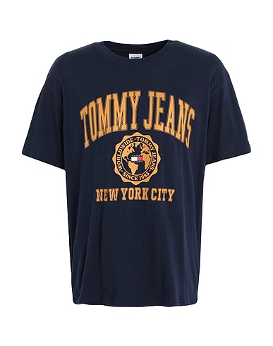 TOMMY JEANS Basic T-Shirt Midnight blue 100% Cotton
