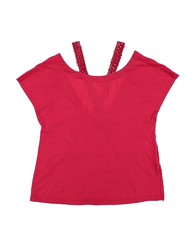 DONDUP T-shirt Magenta 100% Cotone