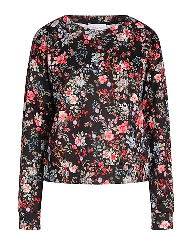 PATRIZIA PEPE Sweatshirt Black 93% Polyester, 7% Elastane