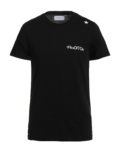 THE EDITOR T-shirt Black Cotton