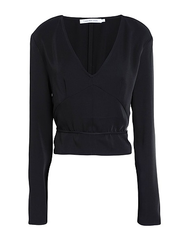 CALVIN KLEIN JEANS Top Schwarz 100% Polyester