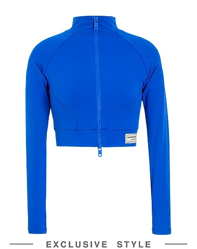 THE GIVING MOVEMENT x YOOX Top Bright blue 80% Recycled polyester, 20% Recycled elastane