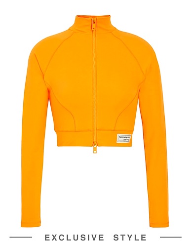 THE GIVING MOVEMENT x YOOX Top Orange 80% Recycled polyester, 20% Recycled elastane