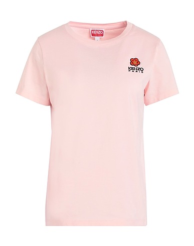 KENZO Basic T-shirt Light pink 100% Cotton