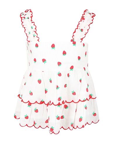 STELLA McCARTNEY KIDS Top Top Bianco 100% Cotone organico