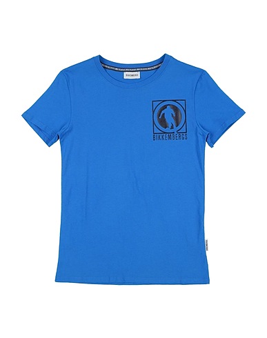 BIKKEMBERGS T-shirt Blue 100% Cotton
