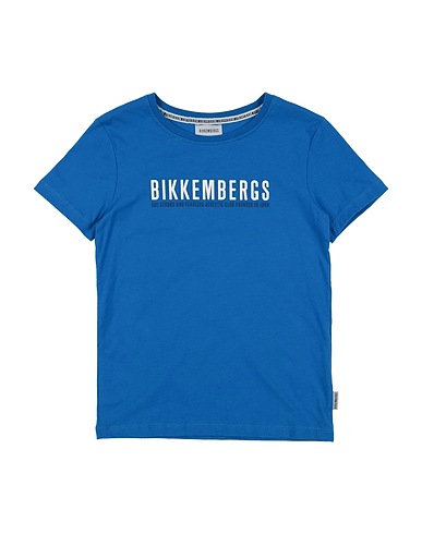 BIKKEMBERGS T-shirt Blue 100% Cotton