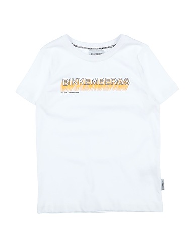 BIKKEMBERGS T-shirt White 100% Cotton