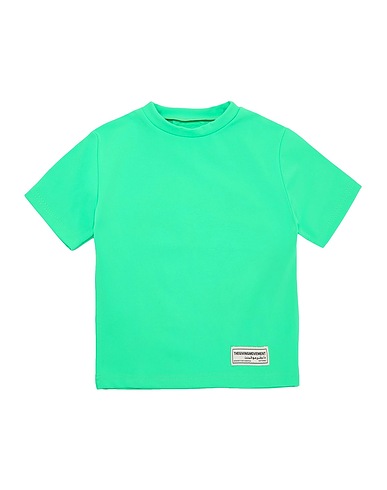 THE GIVING MOVEMENT x YOOX T-shirt Verde chiaro 80% Poliestere riciclato, 20% Elastan riciclato
