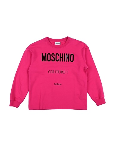 MOSCHINO TEEN Sweatshirt Fuchsia 95% Cotton, 5% Elastane, Polyester