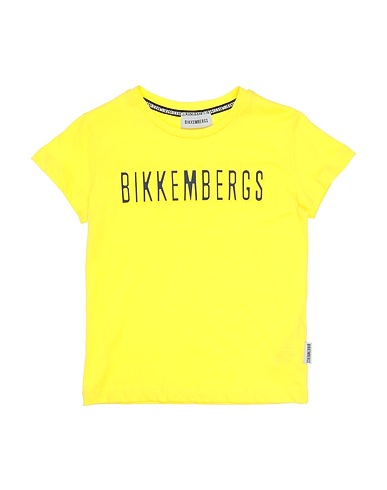 BIKKEMBERGS T-shirt Yellow 100% Cotton