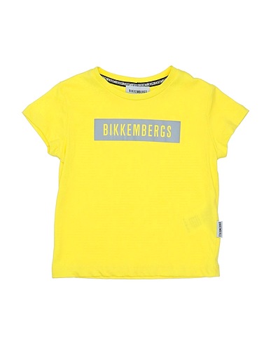 BIKKEMBERGS T-shirt Yellow 100% Cotton