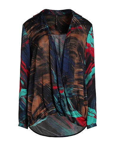 MANILA GRACE Top Midnight blue 100% Viscose