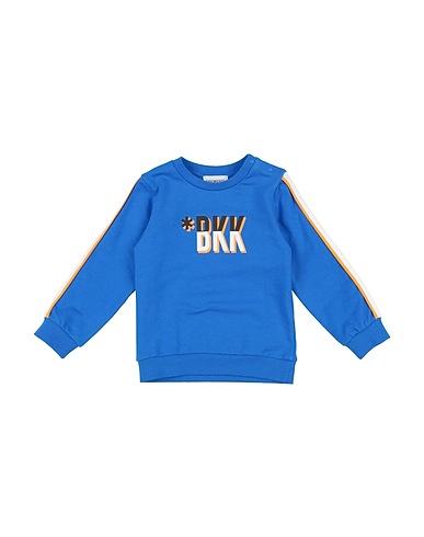 BIKKEMBERGS Sweatshirt Blue 95% Cotton, 5% Elastane