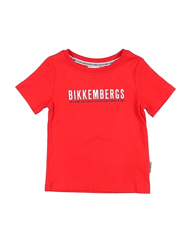 BIKKEMBERGS T-shirt Red 100% Cotton