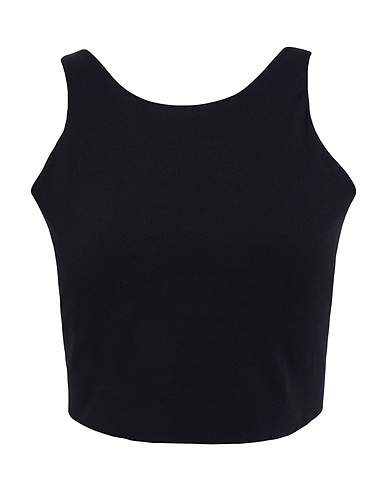NIKE Crop top Nike Yoga Dri-FIT Luxe Women's Cropped Tank
 Black 80% Nylon, 20% Elastane
