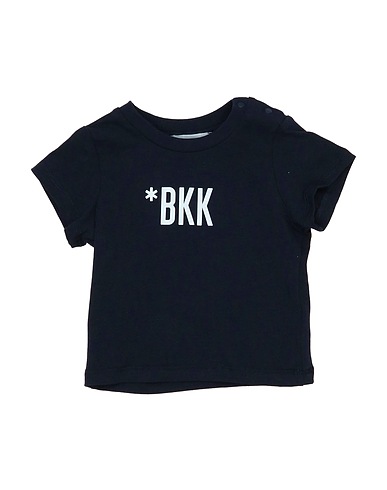 BIKKEMBERGS T-shirt Bleu nuit 95% Coton, 5% Élasthanne