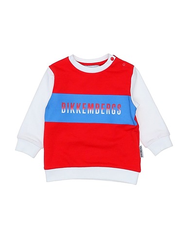 BIKKEMBERGS Sweatshirt Rot 95% Baumwolle, 5% Elastan