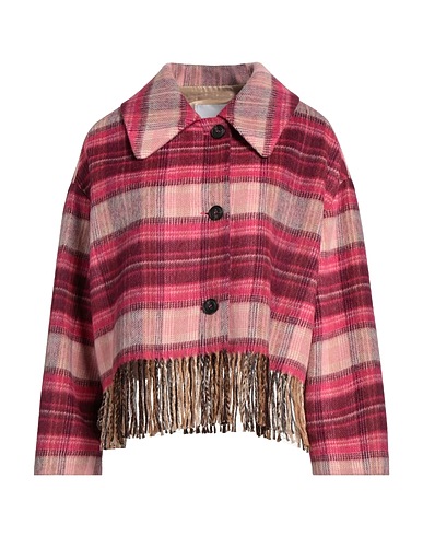 SKILLS & GENES Kariertes Hemd Fuchsia 50% Acryl, 25% Polyester, 20% Wolle, 5% Andere Fasern