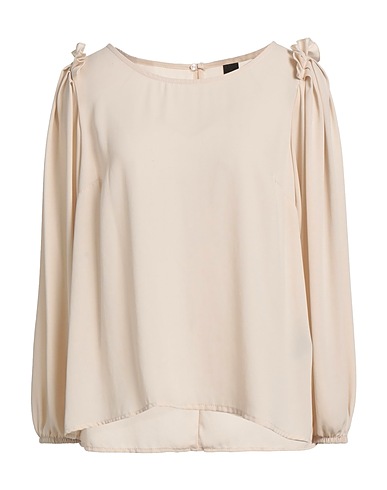 MDM MADEMOISELLE DU MONDE Top Beige 100% Polyester