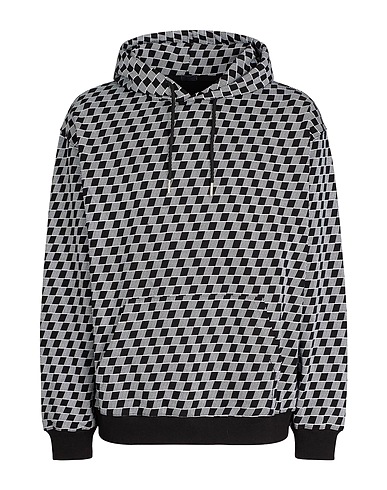 8 by YOOX Толстовка ORGANIC COTTON HOODED SWEATER
 Чёрный 100% Органический хлопок