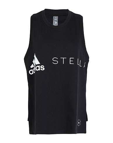 ADIDAS by STELLA McCARTNEY Tank top ASMC LOGO TK
 Black 53% Organic cotton, 47% Recycled polyester