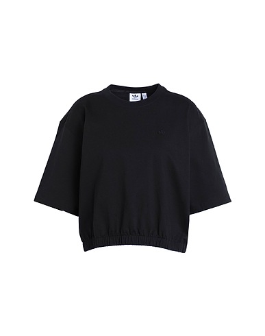 ADIDAS ORIGINALS Basic T-Shirt CONTEMPO TEE
 Black 100% Cotton
