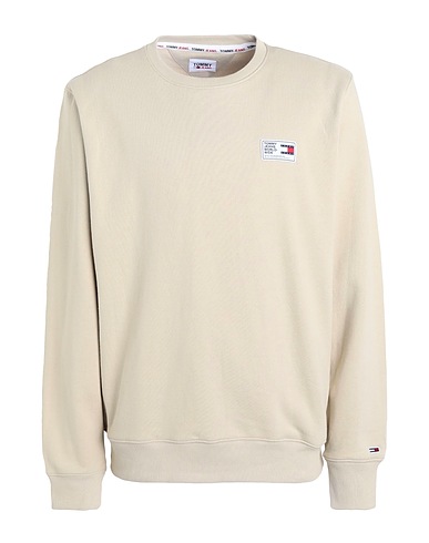 TOMMY JEANS Sweatshirt Beige 100% Organic cotton