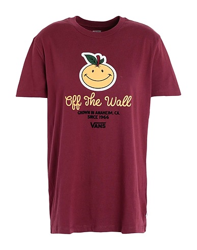 VANS Футболка ANAHEIM OG BFF TEE
 Бордовый 100% Хлопок