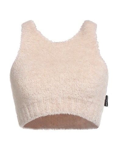 PALM ANGELS Top Beige 86% Virgin Wool, 14% Polyamide, Polyester