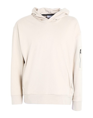 CALVIN KLEIN Felpa Beige 100% Cotone Giza 45