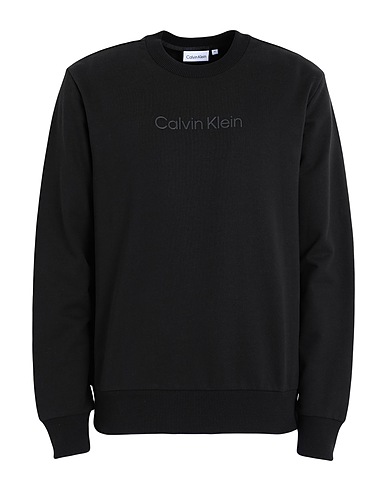 CALVIN KLEIN Sweatshirt Schwarz 70% Baumwolle, 30% Recycelte Baumwolle