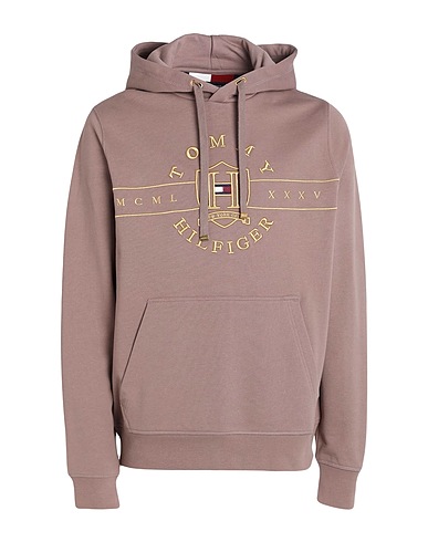 TOMMY HILFIGER Felpa Nocciola 50% Cotone, 50% Cotone organico