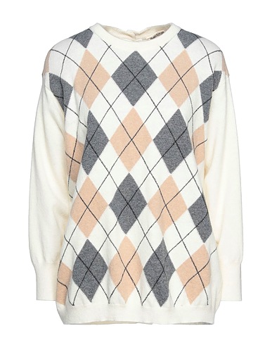 SEMICOUTURE Jumper Ivory 80% Wool, 20% Polyamide