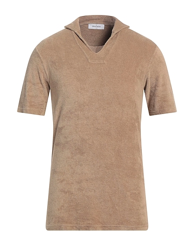 GRAN SASSO Polo shirt KHAKI 100% Cotton