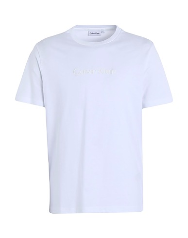 CALVIN KLEIN T-shirt White 100% Organic cotton