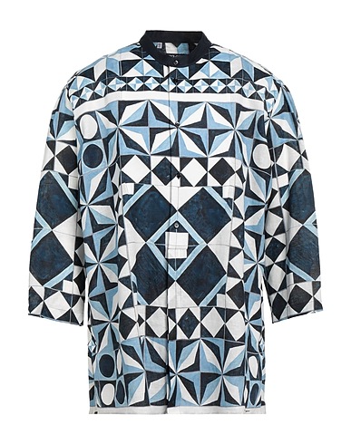 DOLCE&GABBANA Linen shirt Midnight blue 100% Linen