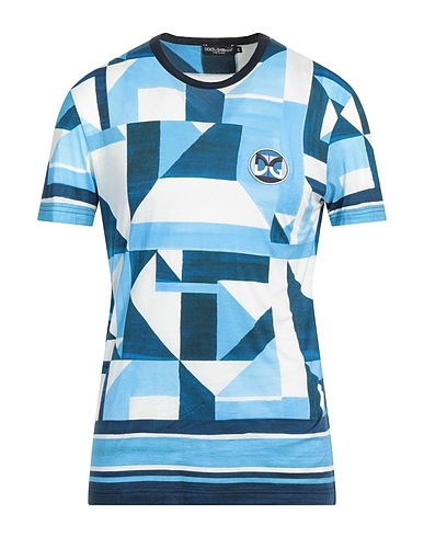 DOLCE&GABBANA T-shirt Azure 100% Cotton, Polyester