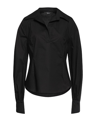 SISTE'S Top Black 98% Cotton, 2% Elastane