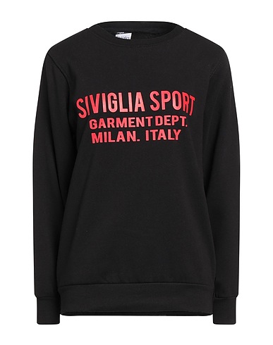 SIVIGLIA Sweatshirt Black 80% Cotton, 20% Elastane