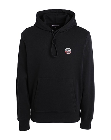 MICHAEL KORS MENS Hoodie Schwarz 89% Baumwolle, 11% Polyester