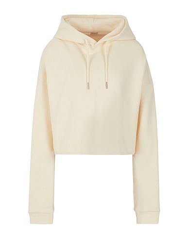 8 by YOOX スウェット LA HOODIE アイボリー オーガニックコットン 100%