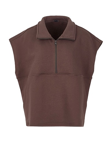 8 by YOOX Sweatshirt IL GILET Blei 100% Organische Baumwolle