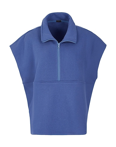8 by YOOX Sweatshirt IL GILET Slate blue 100% Organic cotton