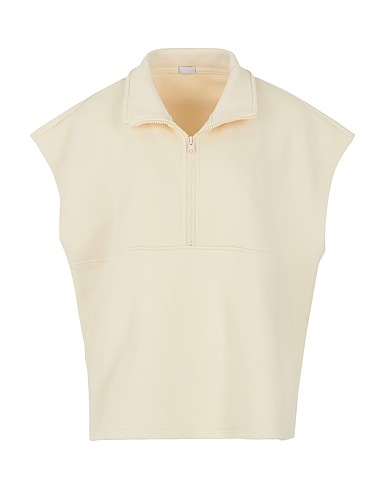 8 by YOOX Sweatshirt IL GILET Ivory 100% Organic cotton