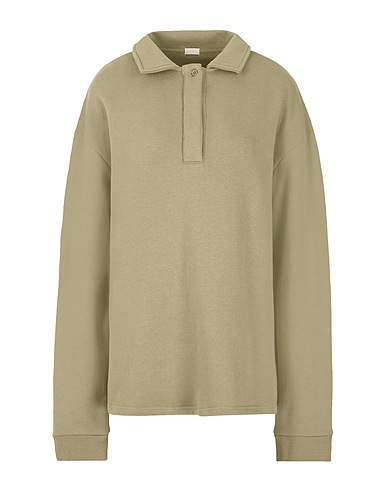 8 by YOOX Felpa LA POLO Verde salvia 100% Cotone organico