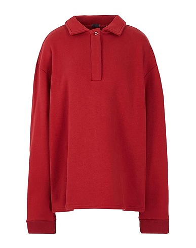 8 by YOOX Sweatshirt LA POLO Burgundy 100% Organic cotton