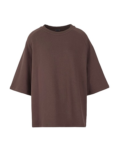 8 by YOOX TOPWEAR LA T-SWEATSHIRT Lead 100% Organic cotton