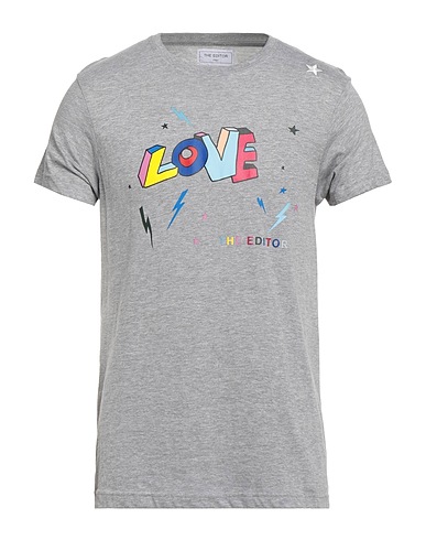 THE EDITOR T-shirt Grey 100% Cotton