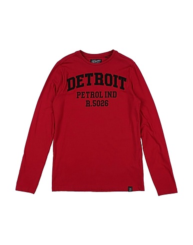 PETROL INDUSTRIES Co. T-shirt Red 100% Cotton